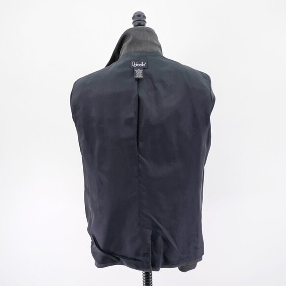 Rafaella Size 10 Gray 3 Button Blazer Polyester Rayon Spandex Work Attitre - Picture 9 of 9